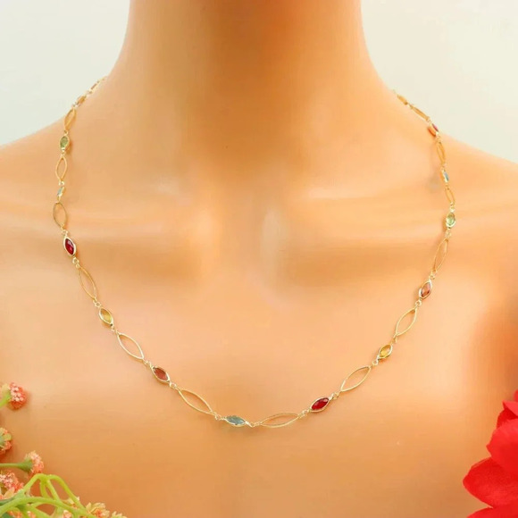 "New Beautiful Design Necklace Chain for Women/Girls, Gift, N607 - Picture 1 of 10